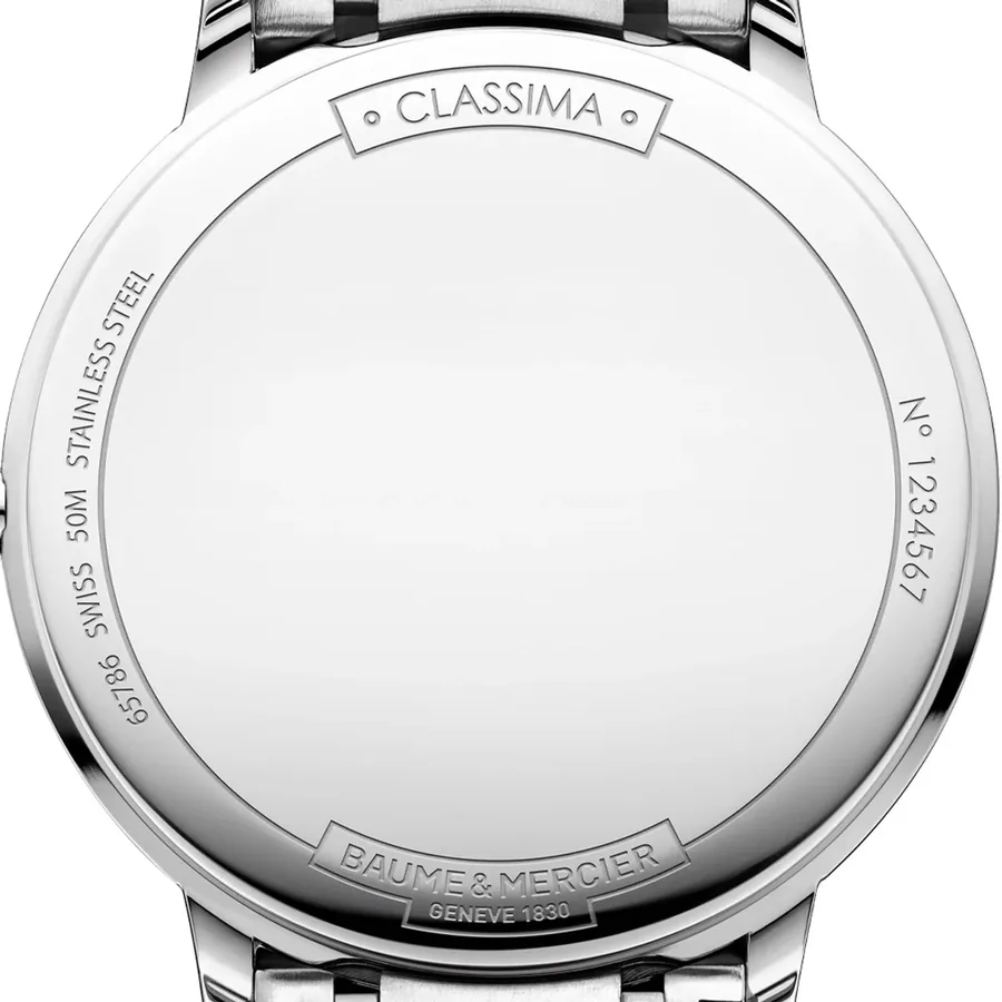 Baume & Mercier 36.5mm Watch, Silver-Tone Stainless Steel Bracelet, view 3