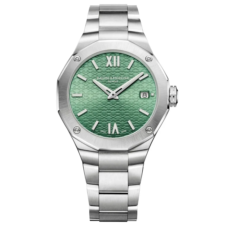 Baume & Mercier 36mm Green Dial, front view