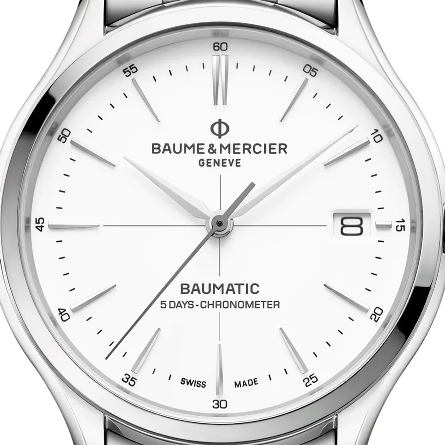 Baume & Mercier 40mm Automatic White Dial, view 2