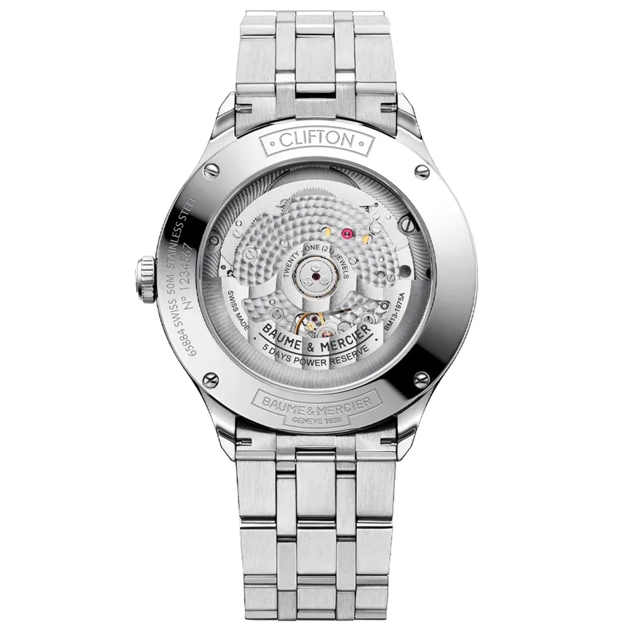 Baume & Mercier 40mm Automatic White Dial, view 4