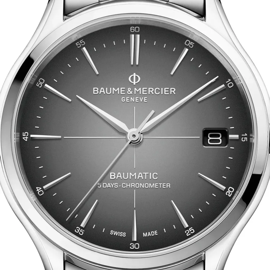 Baume & Mercier Clifton Baumatic Chronograph Grey Dial, view 2