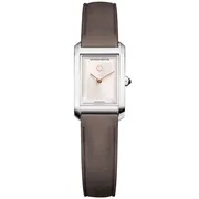 Silver dial / Taupe grey