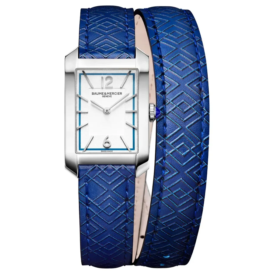 Baume & Mercier Hampton 35mm Blue Dial, front view