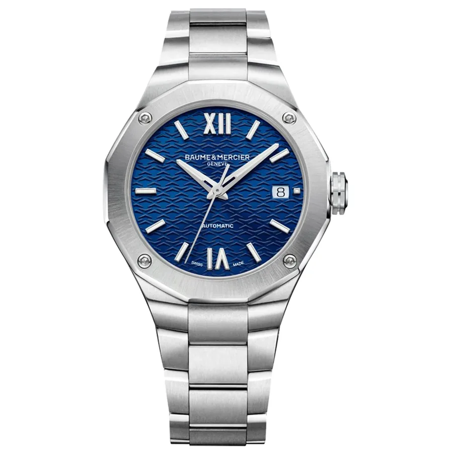 Baume & Mercier Riviera 36mm Automatic Blue Dial, front view