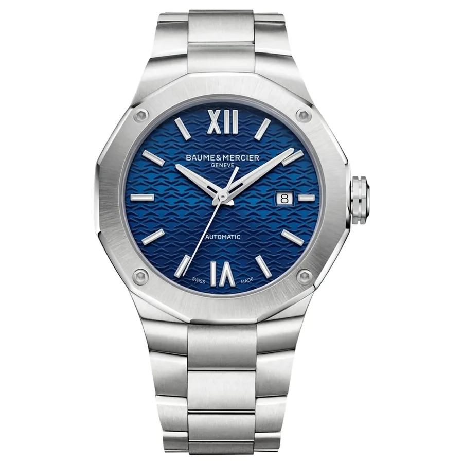 Baume & Mercier Riviera 42mm Automatic Blue Dial, front view