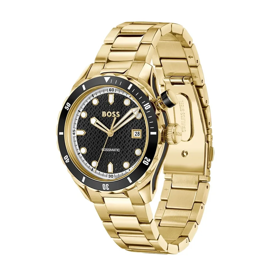 BOSS Bossmatic 42mm Automatic Black Dial, view 3