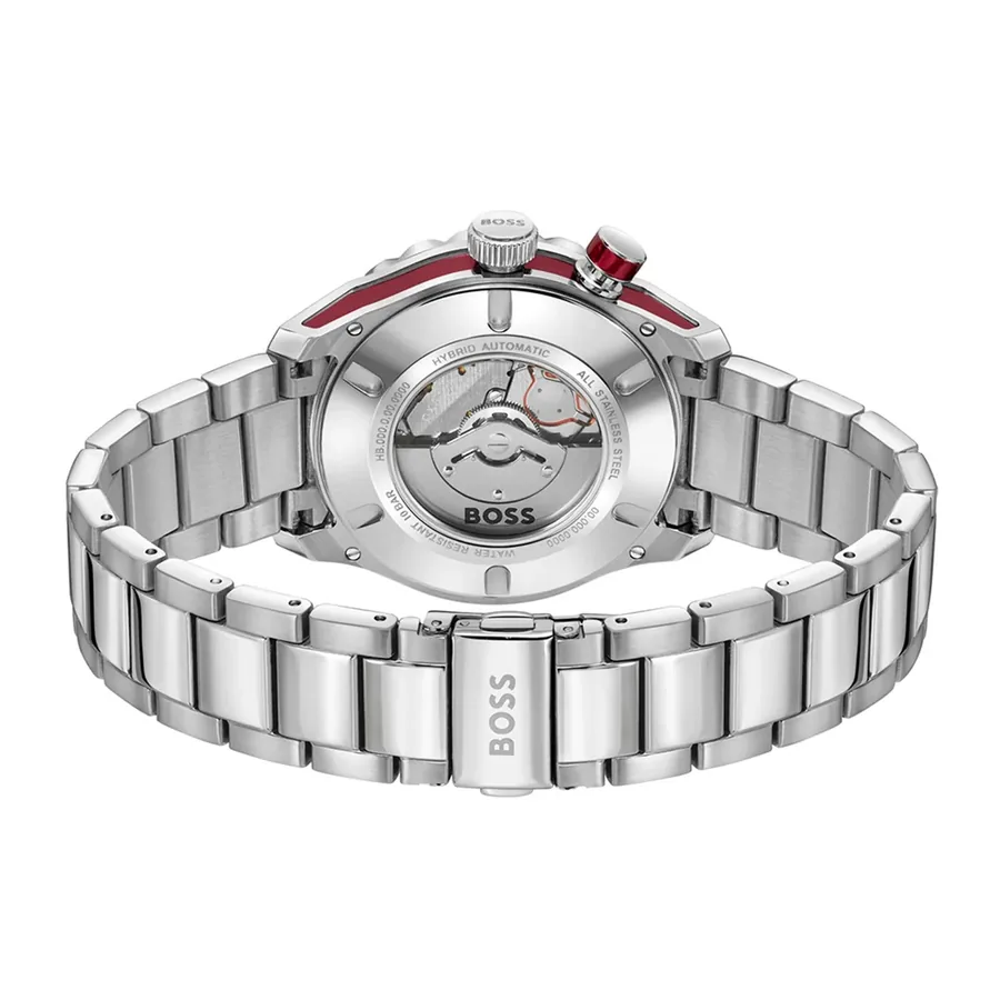 BOSS Bossmatic 42mm Automatic Burgundy Dial, view 4