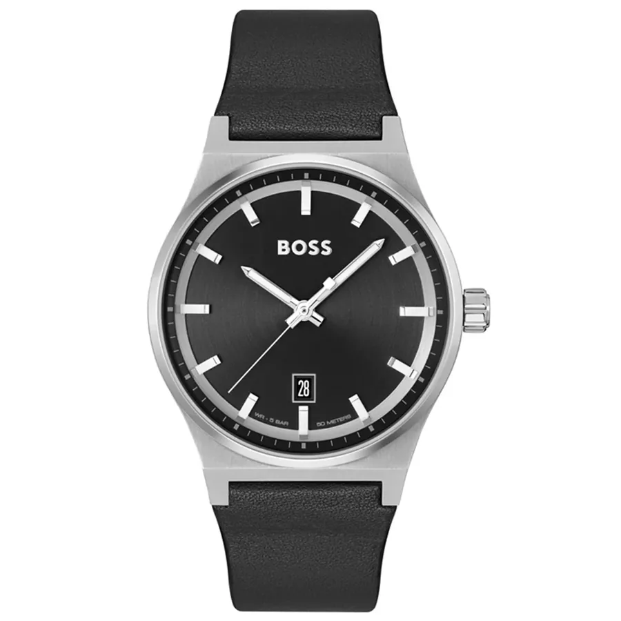 BOSS Candor 41mm Black Dial, front view