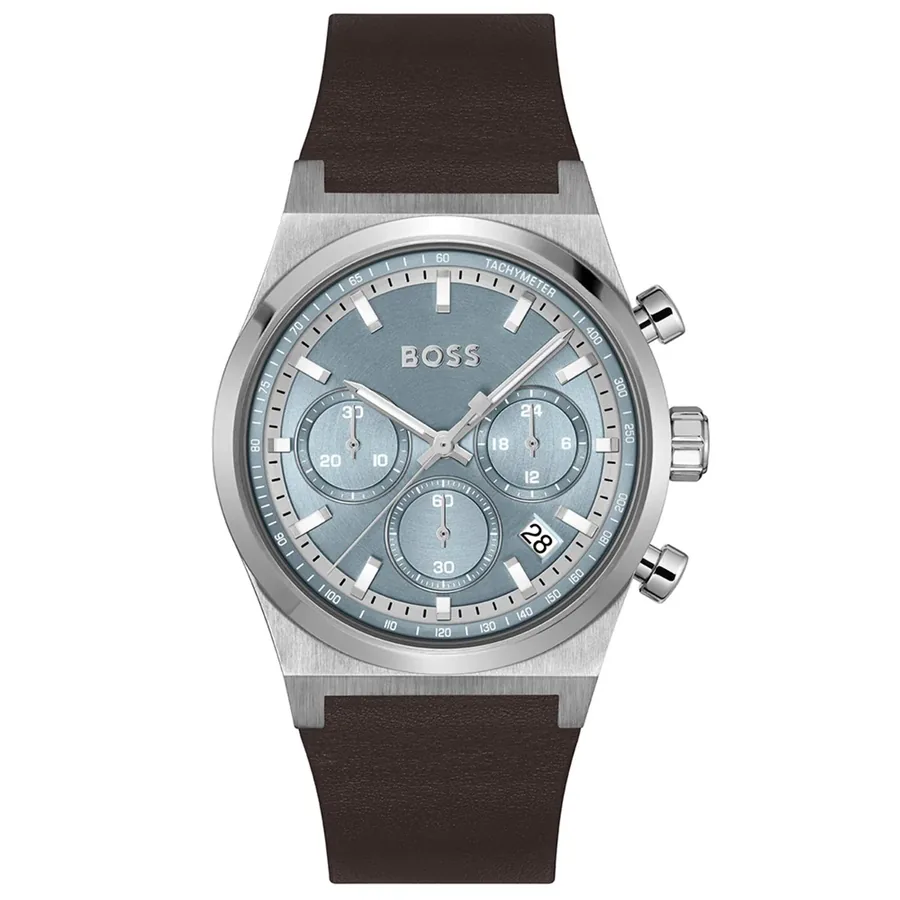 BOSS Candor Chrono 41mm Blue Dial, Ref. 1514219, front view