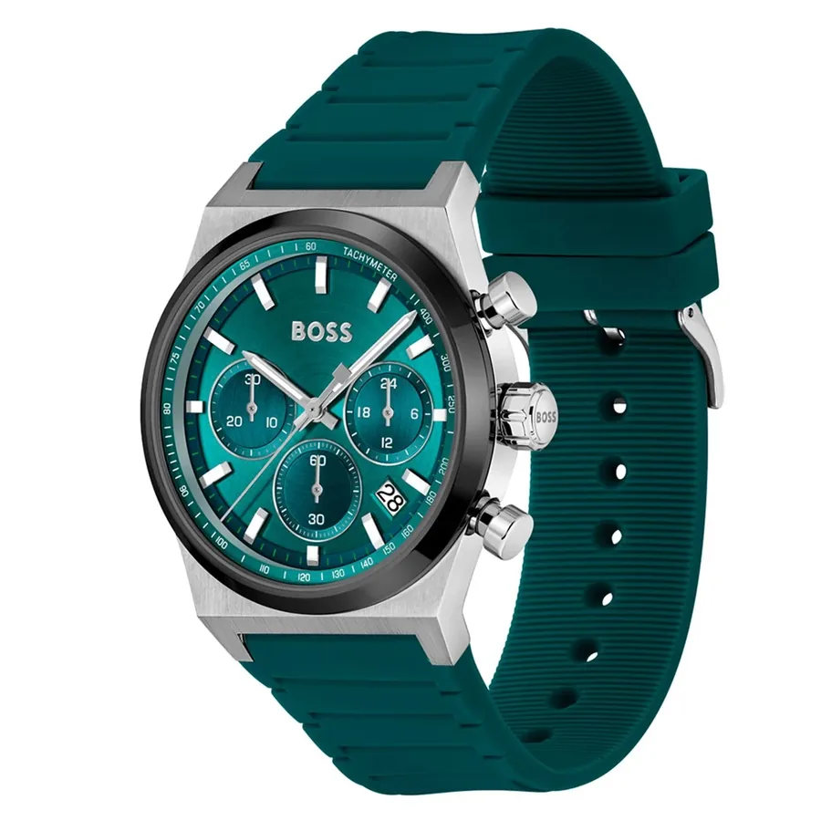 BOSS Candor Chrono 41mm Green Dial, view 3