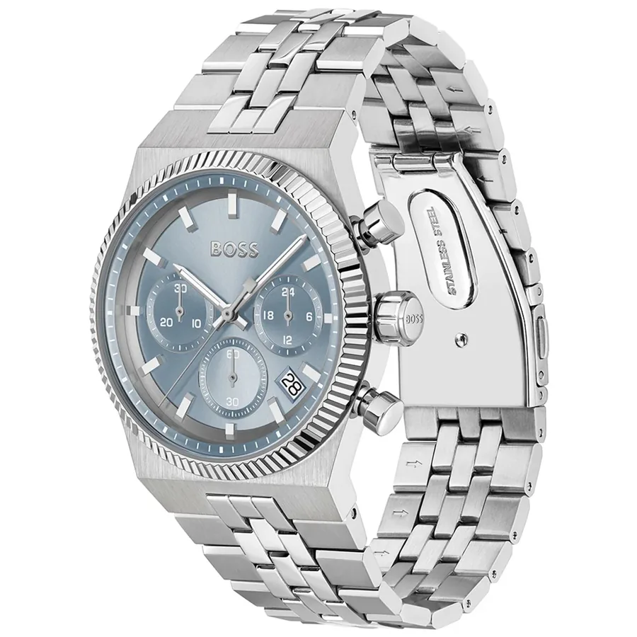 BOSS Candor Prime 41mm Chronograph Blue Dial, view 3