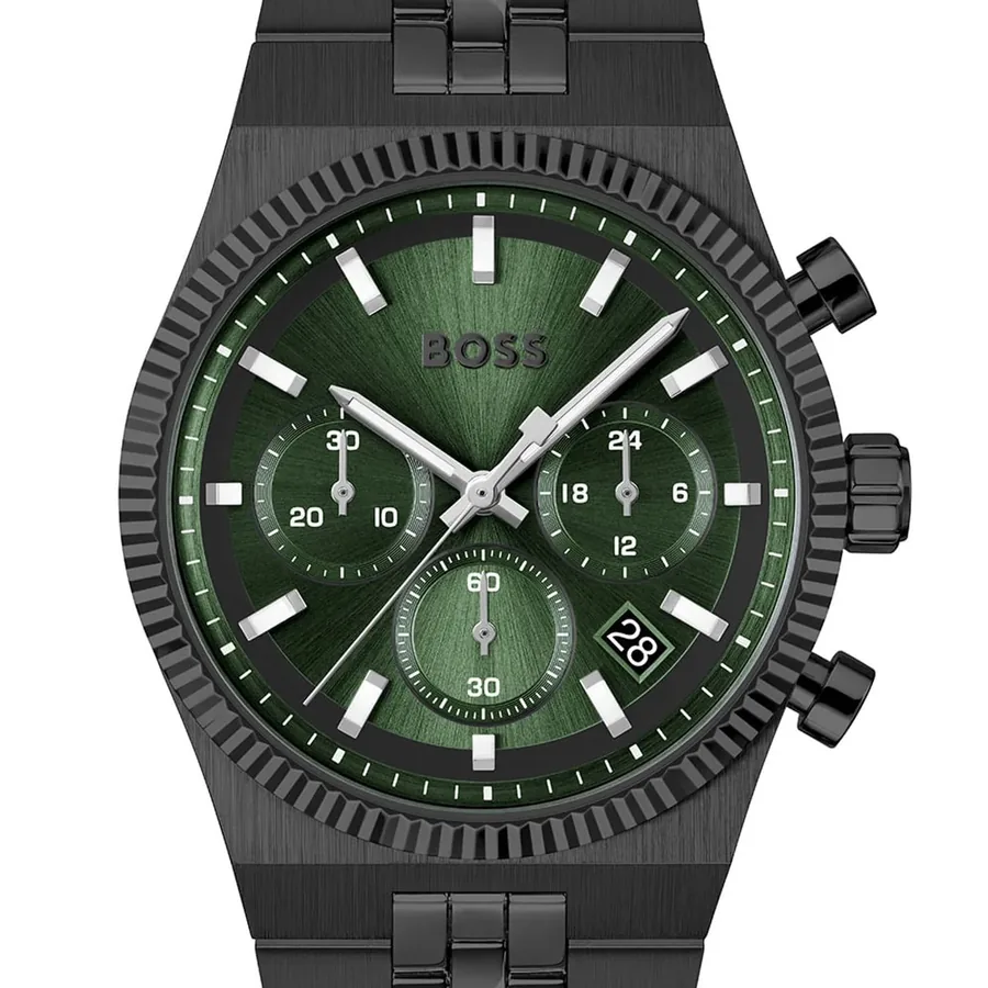 BOSS Candor Prime 41mm Chronograph Green Dial, view 2