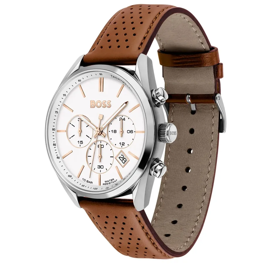 BOSS Champion Chronograph White Dial, view 3