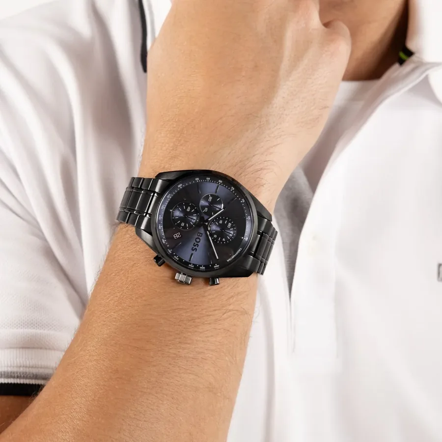 BOSS Grand Prix 44 44mm Chronograph Blue Dial, view 2