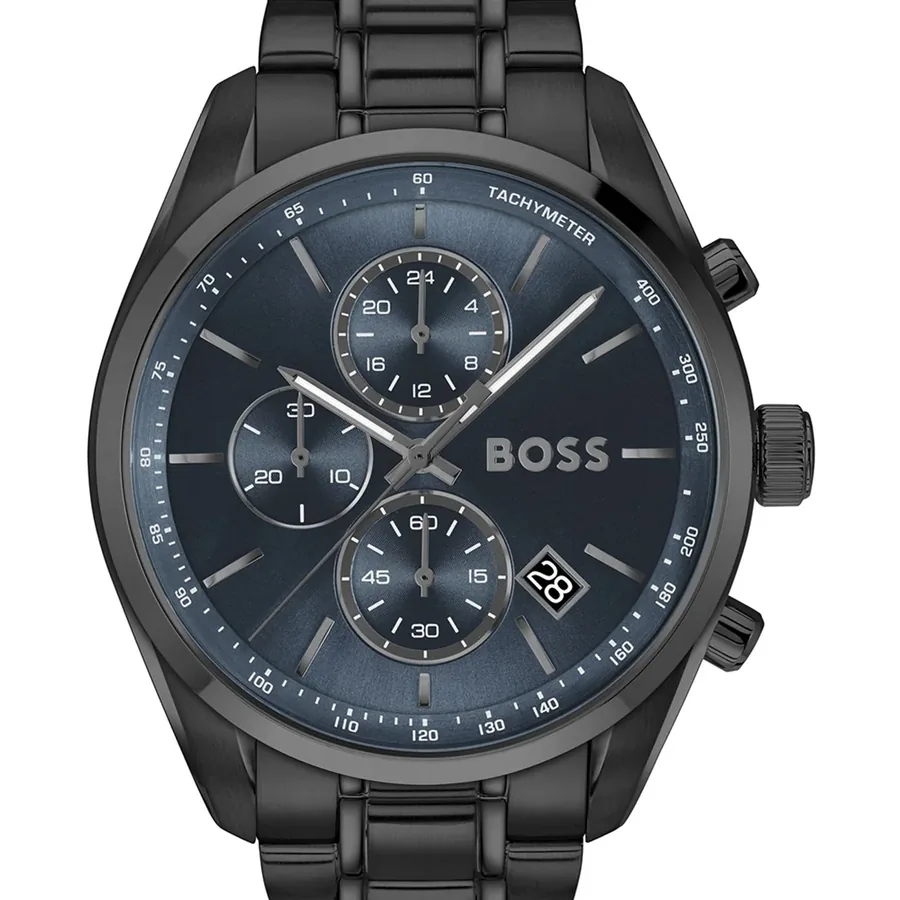 BOSS Grand Prix 44 44mm Chronograph Blue Dial, view 3