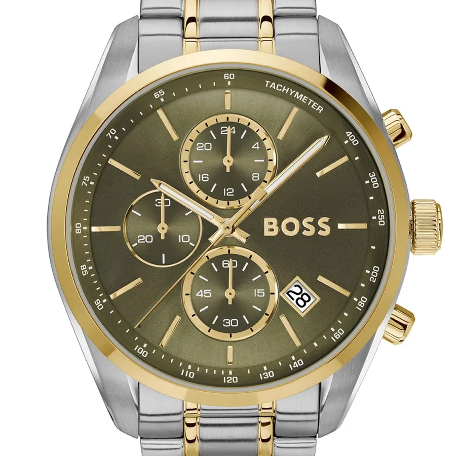 BOSS Grand Prix 44 44mm Chronograph Green Dial, view 2