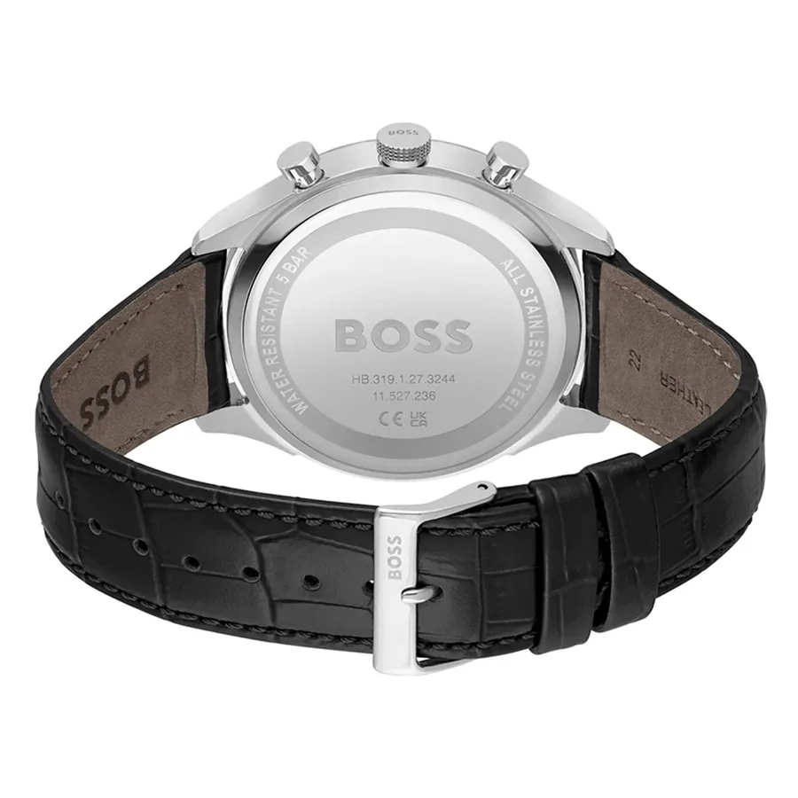BOSS Gregor 45mm Chronograph Black Dial, view 4