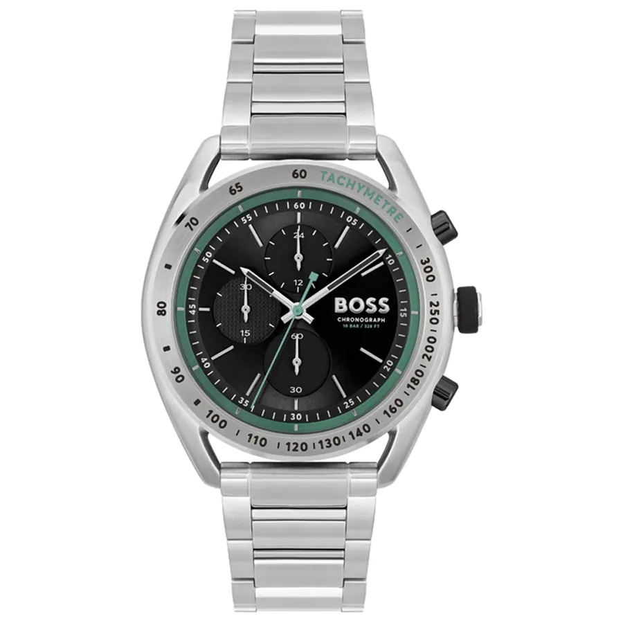 BOSS Mattio 44mm Chronograph Black Dial, front view