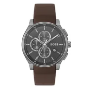 Grey dial / Brown