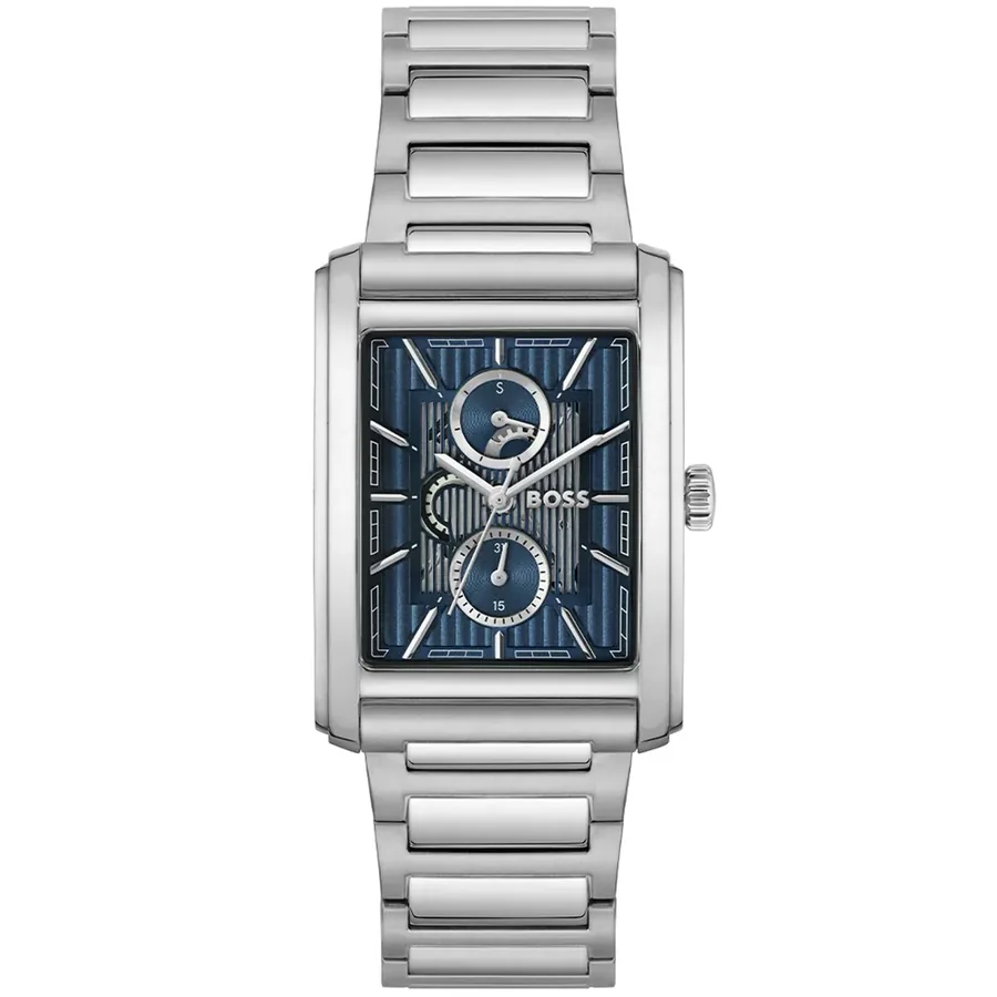 BOSS Principle Dress Multi 42mm Blue Dial, front view