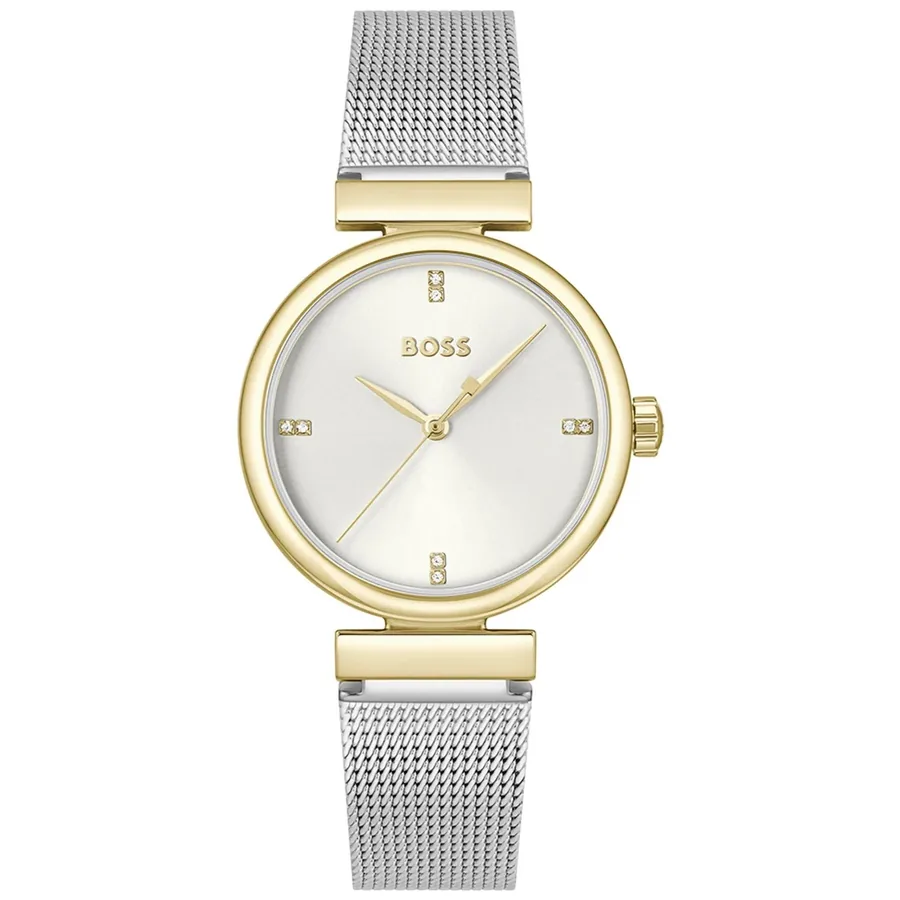 BOSS Rosehill 32mm White Dial, front view