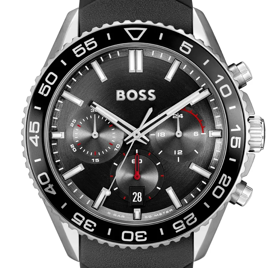 BOSS Runner 43mm Chronograph Black Dial, view 2