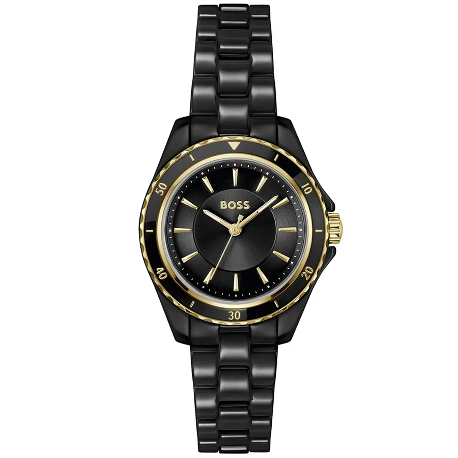 BOSS Sage Aqua 30mm Black Dial, front view