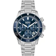 Blue dial / Silver-tone