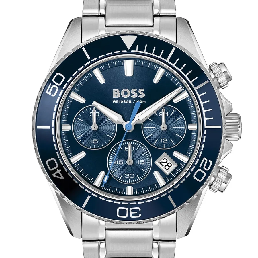 BOSS Sealiner 44mm Chronograph Blue Dial, view 3