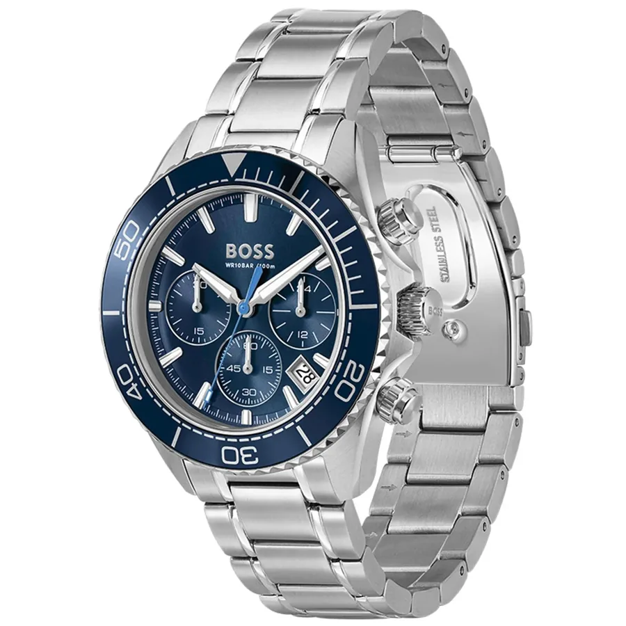 BOSS Sealiner 44mm Chronograph Blue Dial, view 4