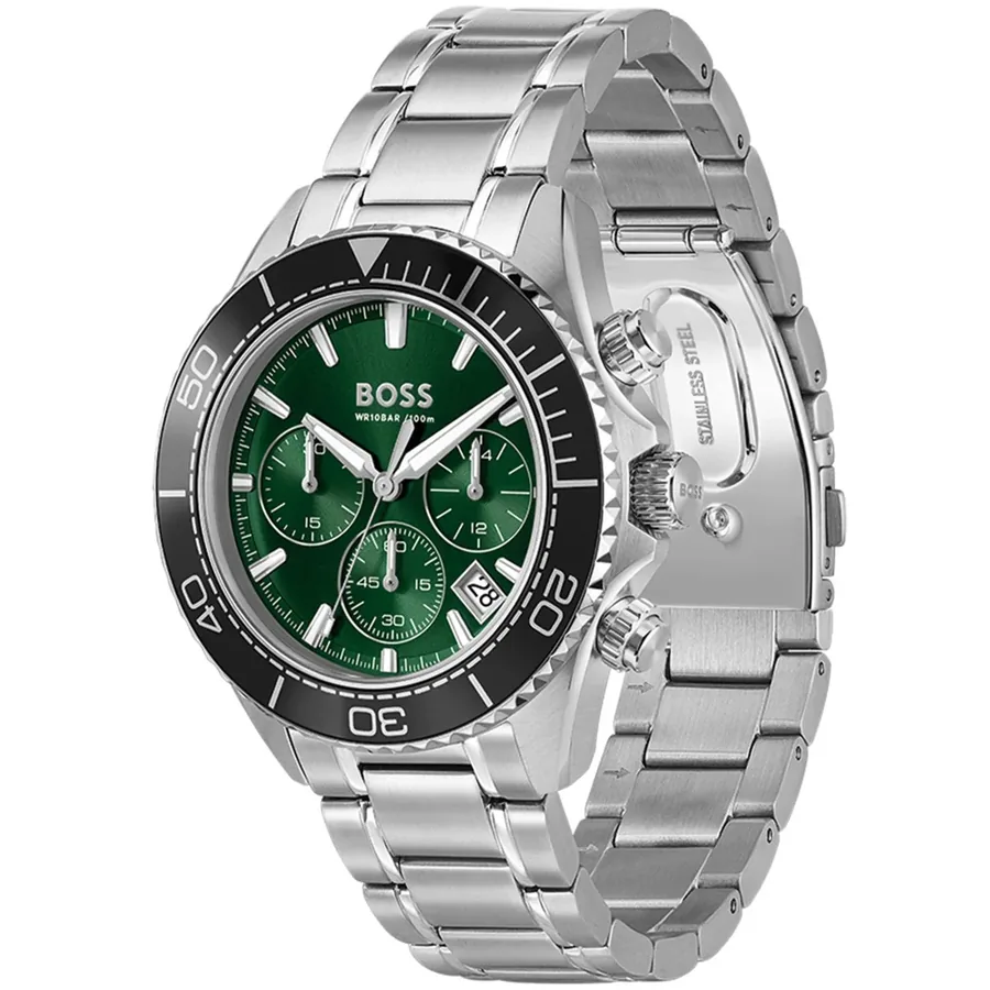 BOSS Sealiner 44mm Chronograph Green Dial, view 4