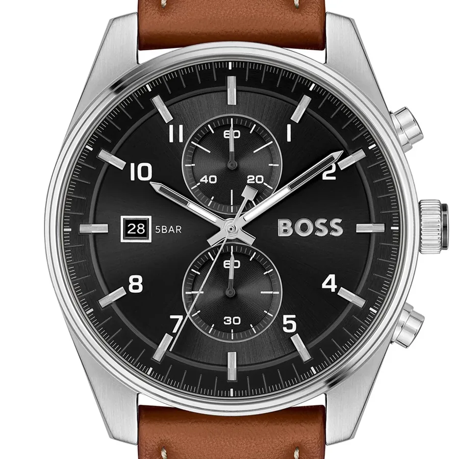 BOSS Skytraveller 44mm Chronograph Black Dial, view 2