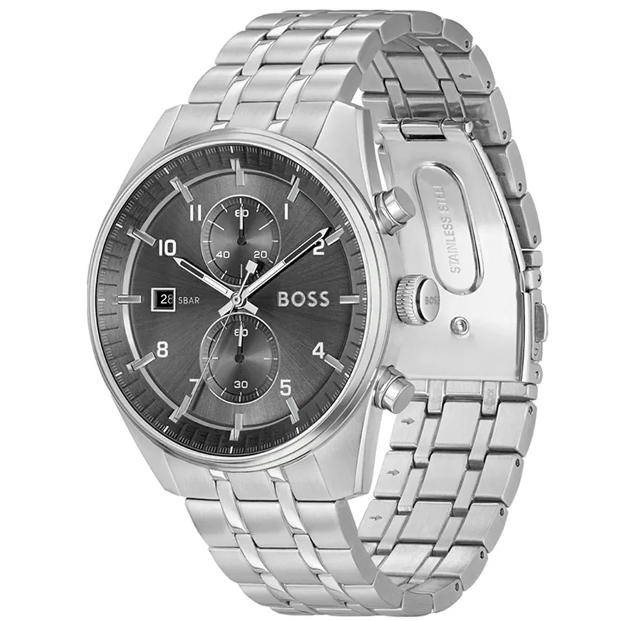 BOSS Skytraveller 44mm Chronograph Grey Dial, view 3