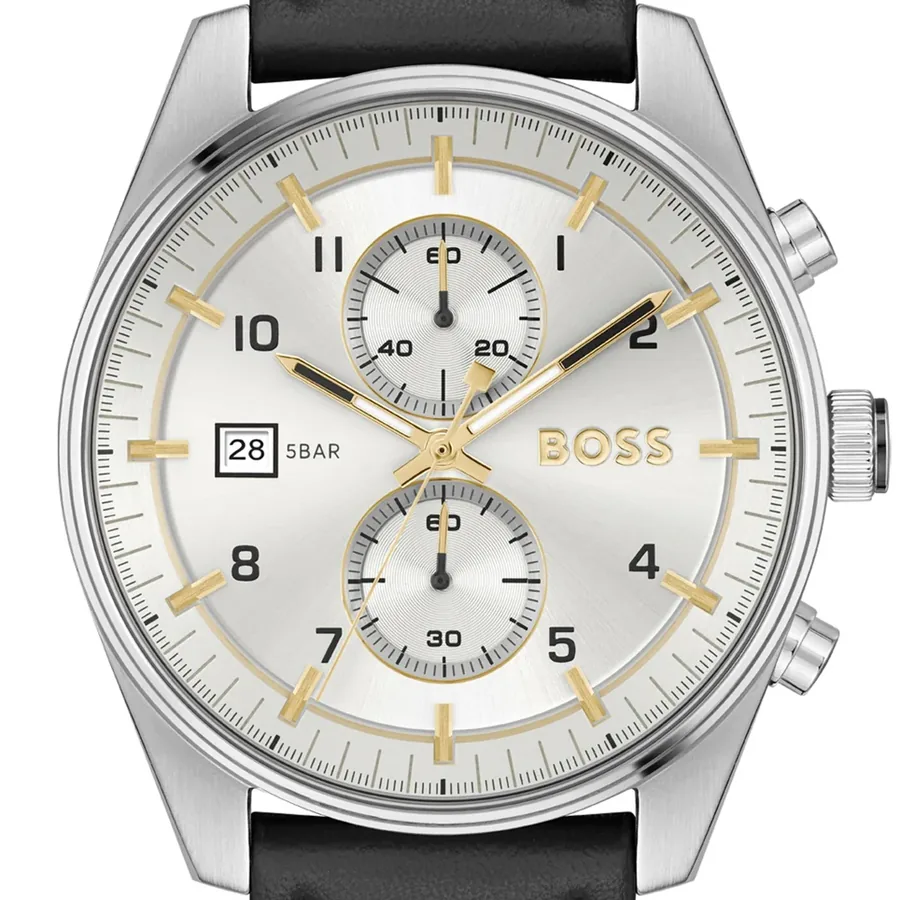 BOSS Skytraveller 44mm Chronograph White Dial, view 2