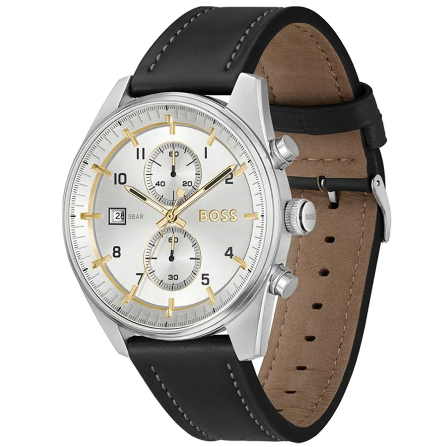 BOSS Skytraveller 44mm Chronograph White Dial, view 3