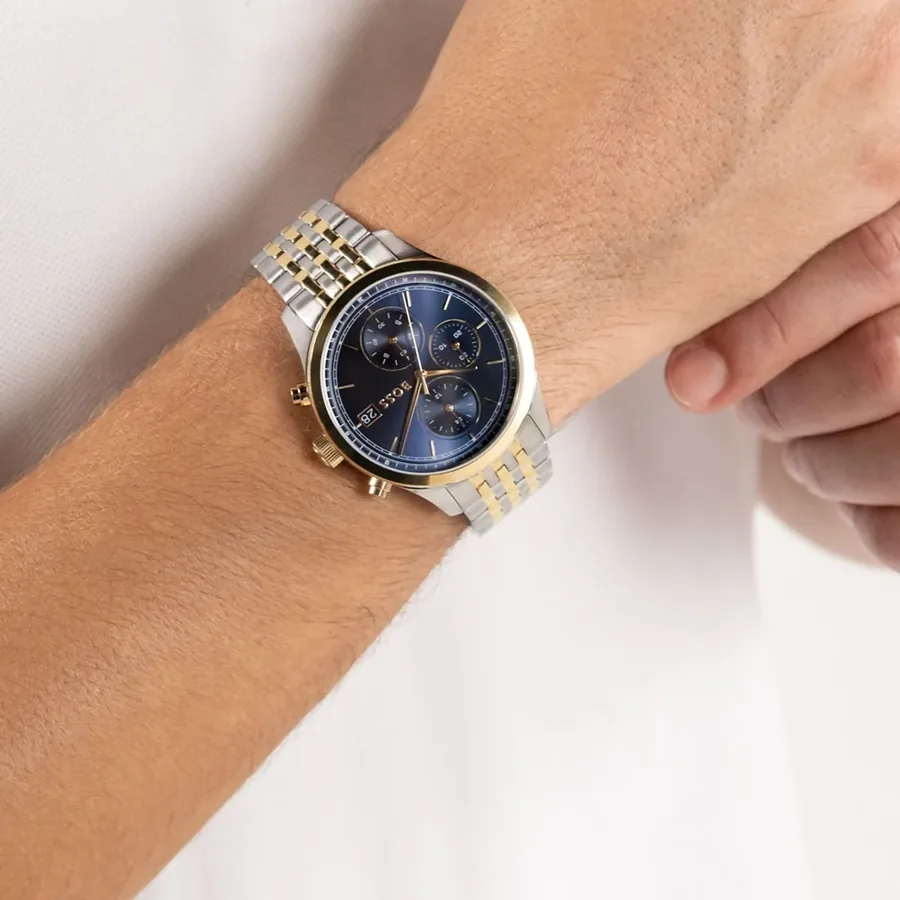 BOSS Stratus 41mm Chronograph Blue Dial, view 2