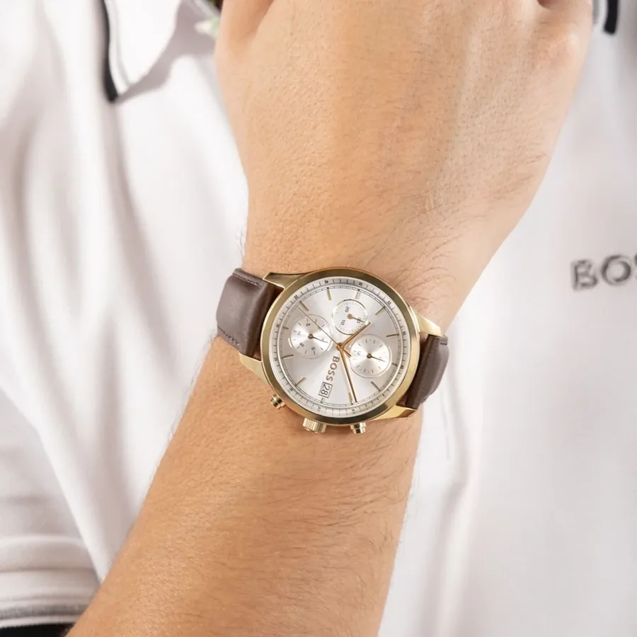 BOSS Stratus 41mm Chronograph White Dial, view 2