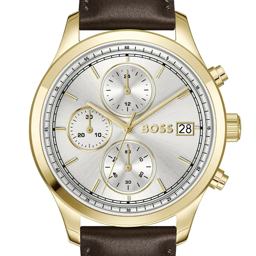 BOSS Stratus 41mm Chronograph White Dial, view 3