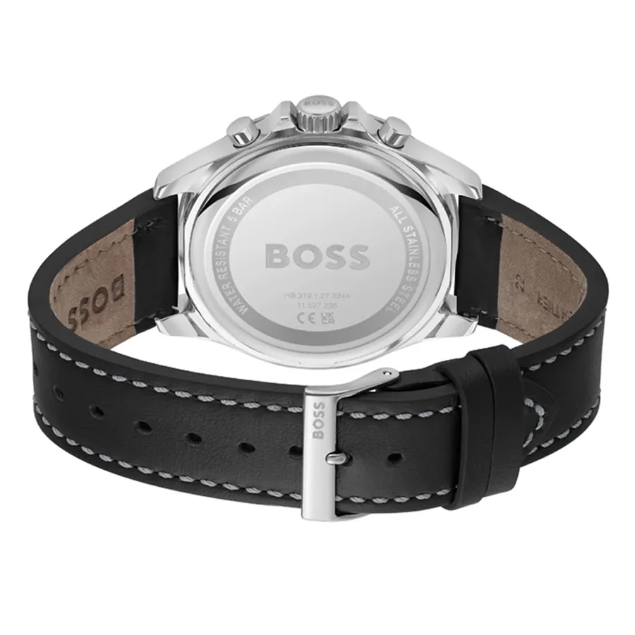 BOSS Troper 44mm Chronograph Black Dial, Black Leather Strap, Ref. 1514055, view 4