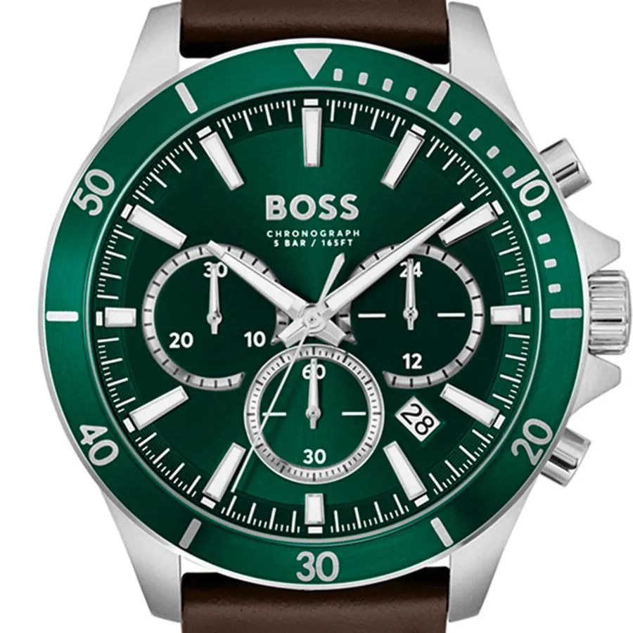 BOSS Troper 44mm Chronograph Green Dial, view 2