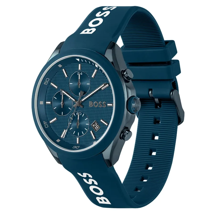 BOSS Velocity 43mm Chronograph Blue Dial, view 3