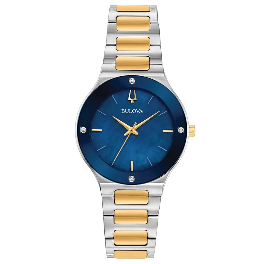 Bulova 32mm Blue Dial, front view