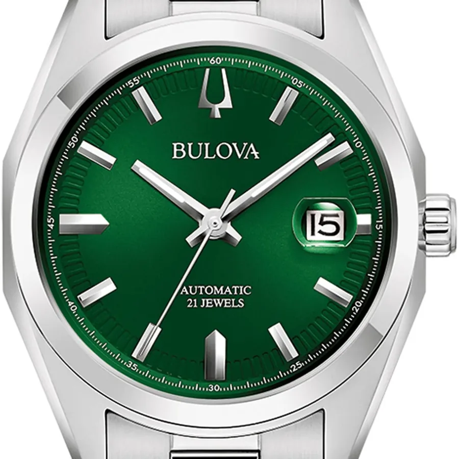 Bulova 39mm Automatic Green Dial, view 2
