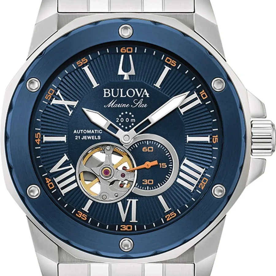 Bulova 45mm Automatic Blue Dial, view 2
