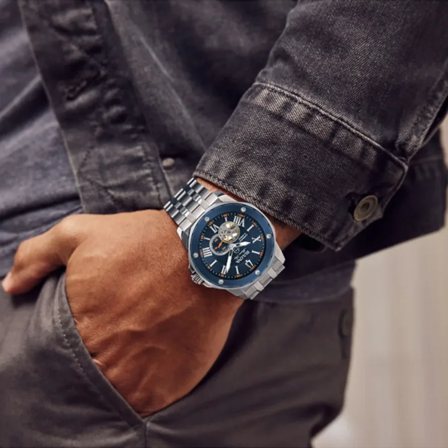 Bulova 45mm Automatic Blue Dial, view 5