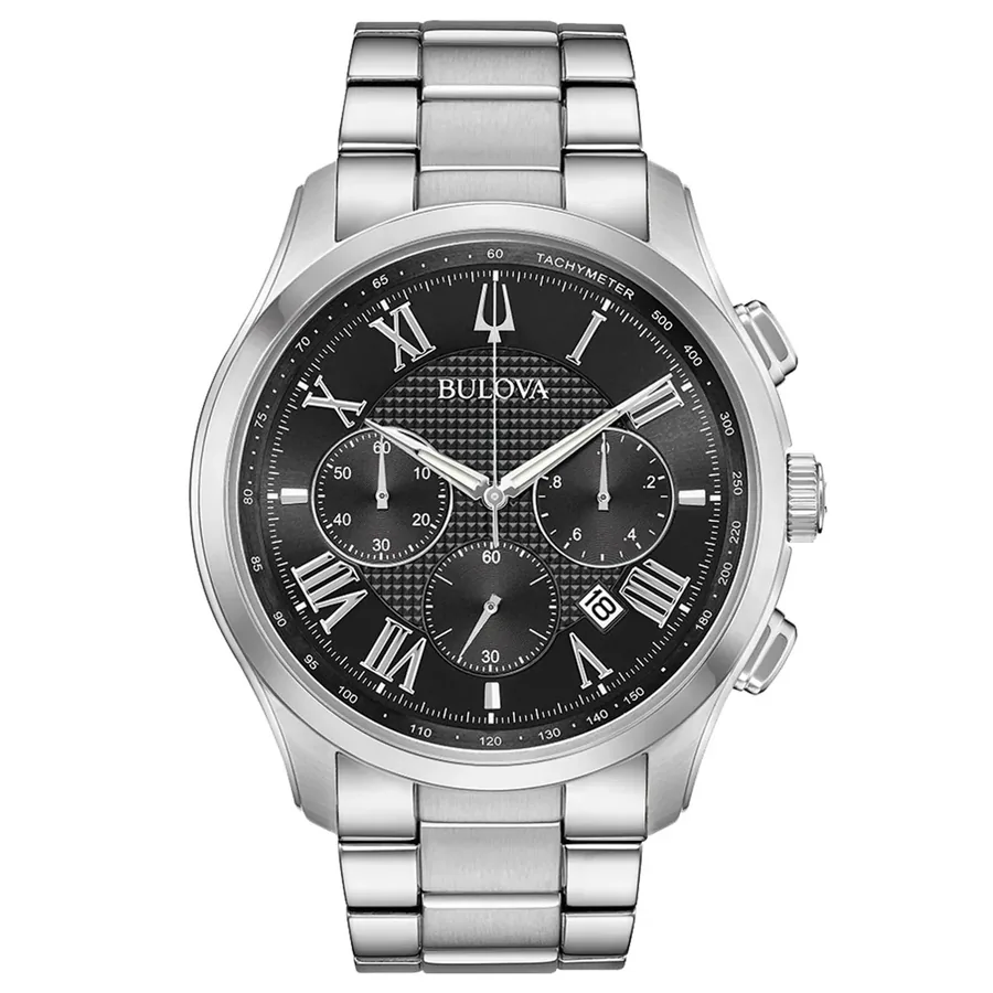 Bulova Classic 46mm Chronograph, front view