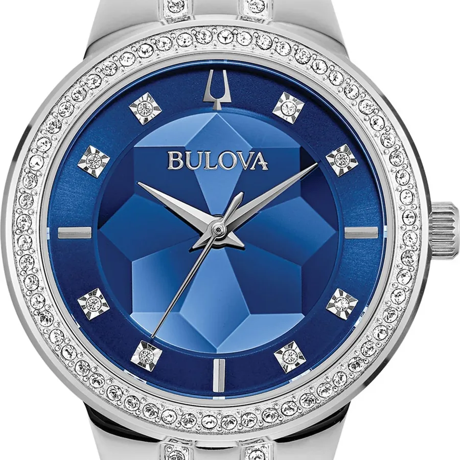 Bulova Crystals 32mm Blue Dial, view 2