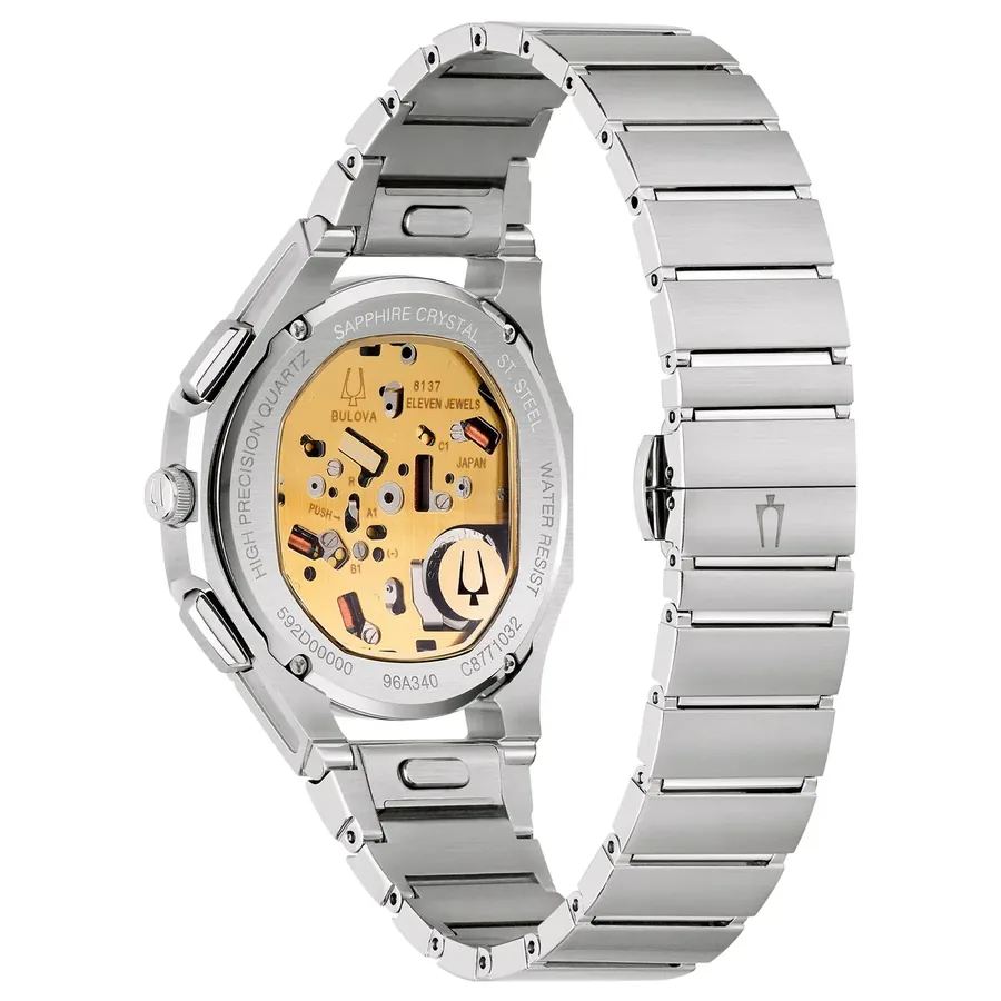 Bulova Curv 41.5mm Chronograph Brown Dial, view 4