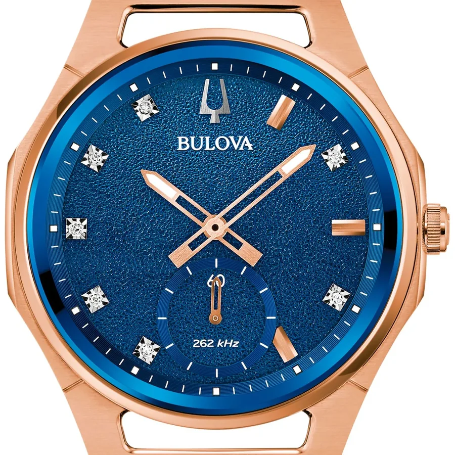 Bulova Curv 41mm Blue Dial, view 2