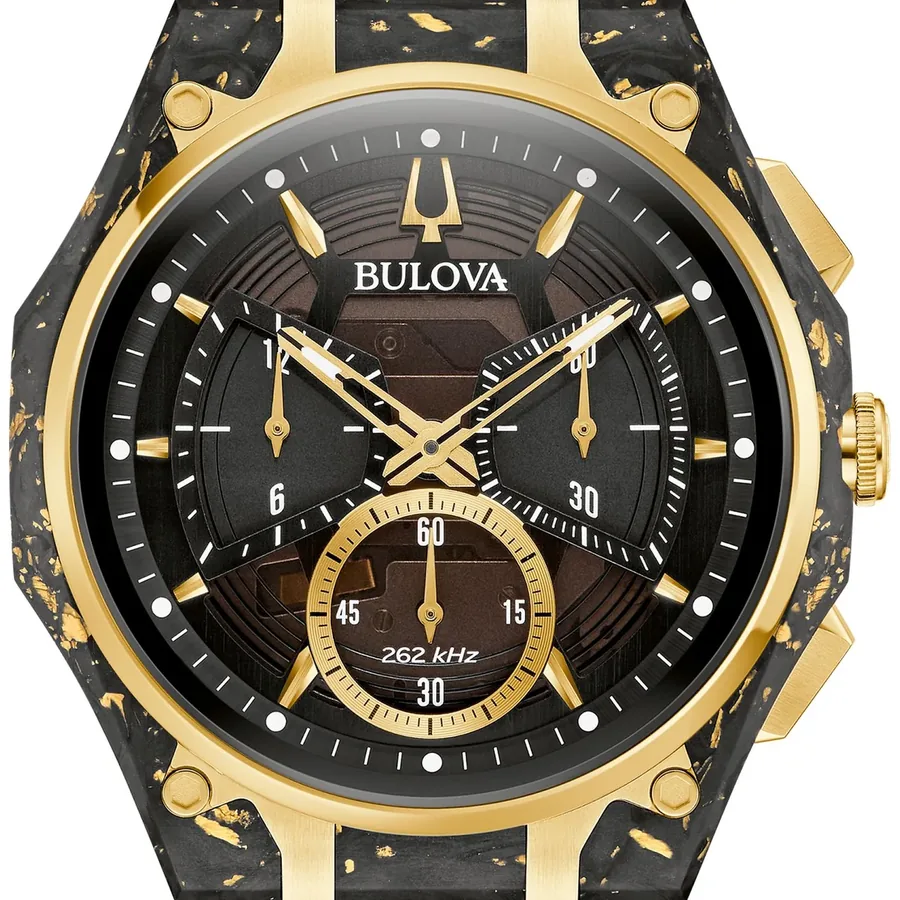 Bulova Curv 44mm Chronograph Black Dial, view 2